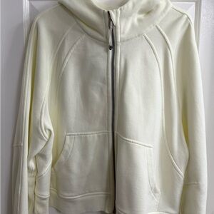 lululemon athletica Cream Hoodie Jacket